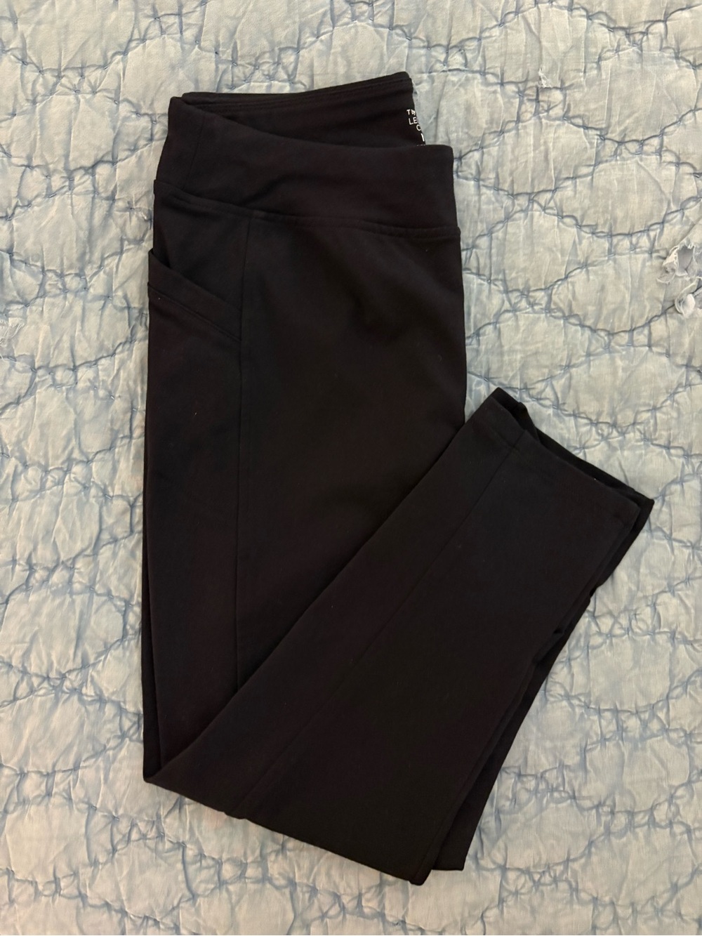 T by Talbots Crop Leggings ~ Med Petite ~ Black ~ NWOT